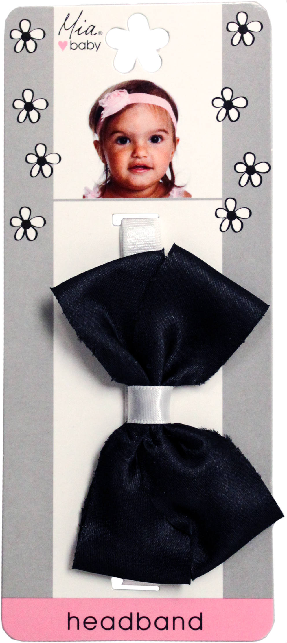 Hair bands for kids  Wine Bow on Black Satin - faye