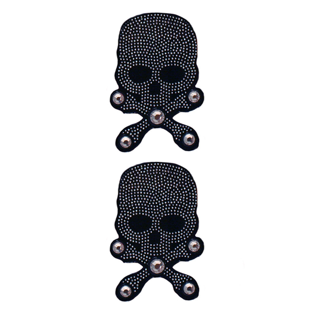 Mia Beauty Hair Stickers - Skulls + Crossbones Mini 0.5 (4 Pieces)